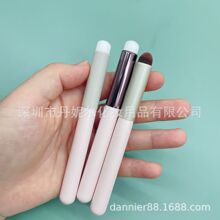 新品单支口红刷晕染刷唇泥刷便携唇刷遮瑕圆头晕染不吃粉化妆工具