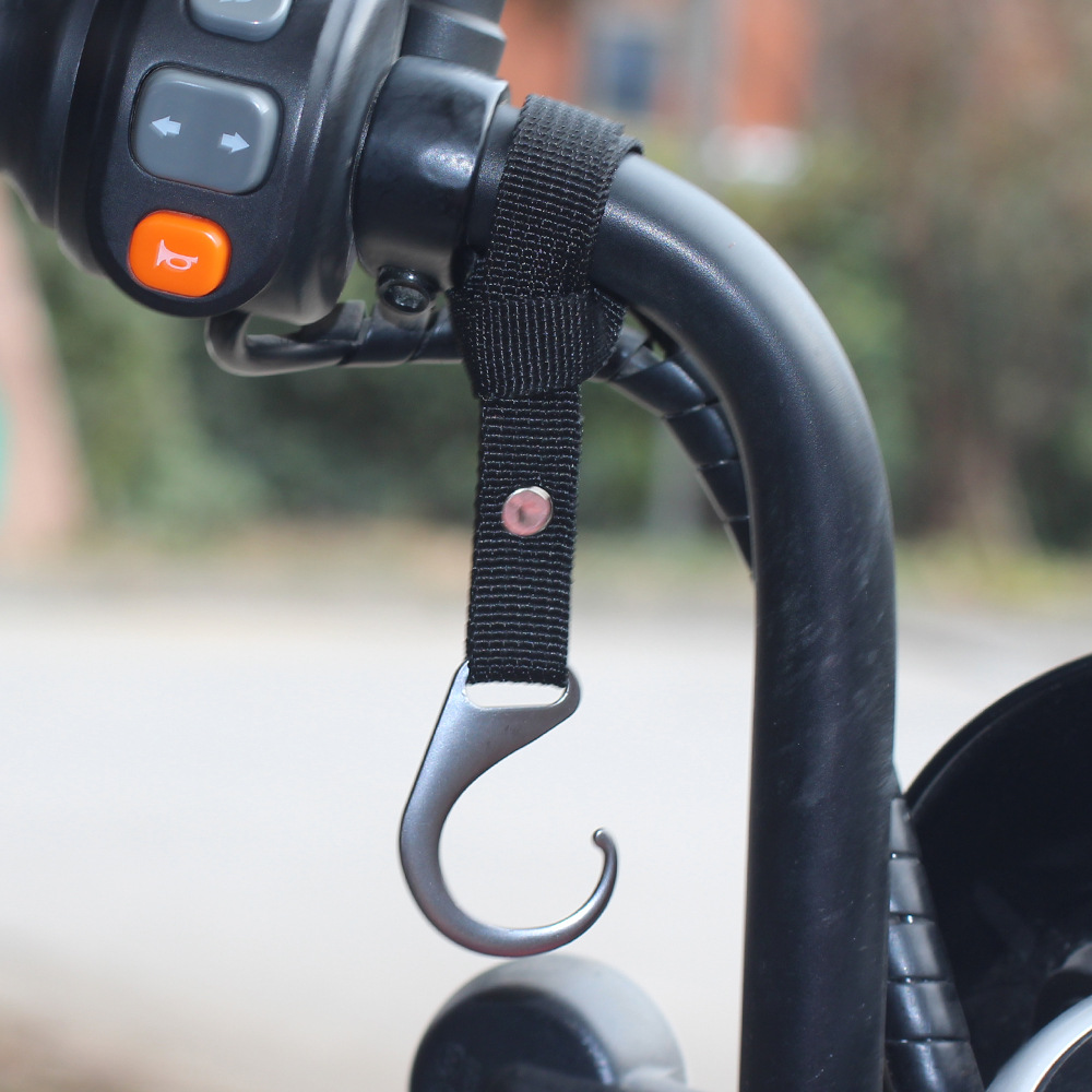 Gancho multifuncional de metal engrosado para motocicleta, triciclo eléctrico, venta al por mayor, nuevo, para compras y supermercado