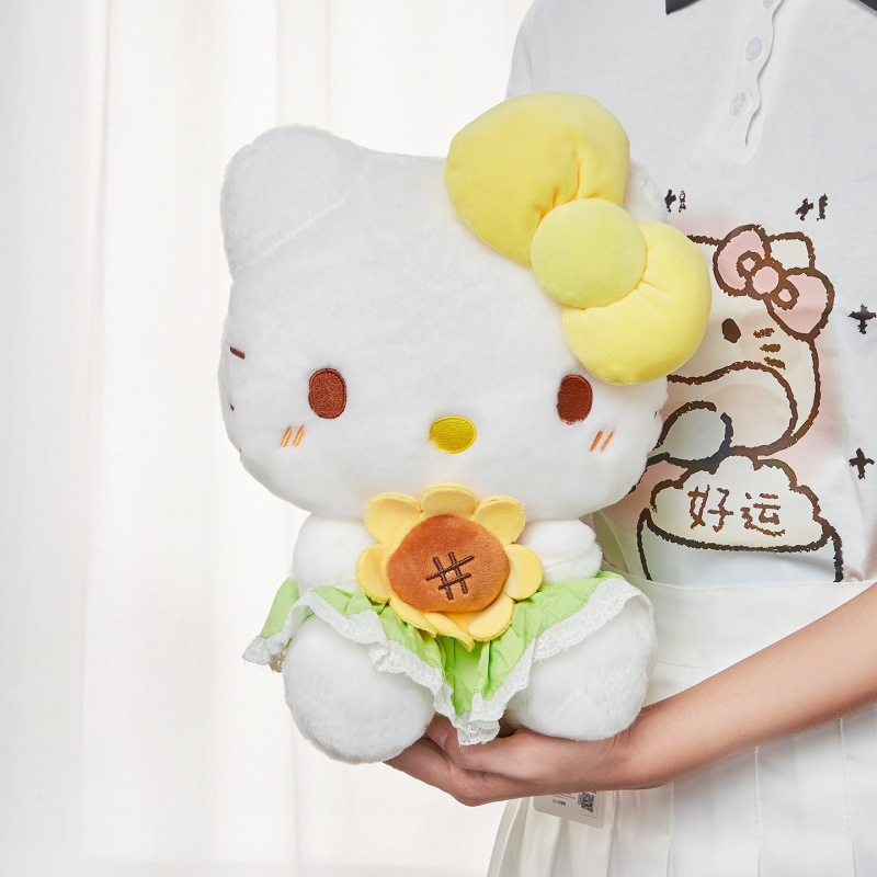 hellokitty毛绒公仔可爱凯蒂猫玩偶哈喽kt玩具娃娃女孩生日礼物女|undefined