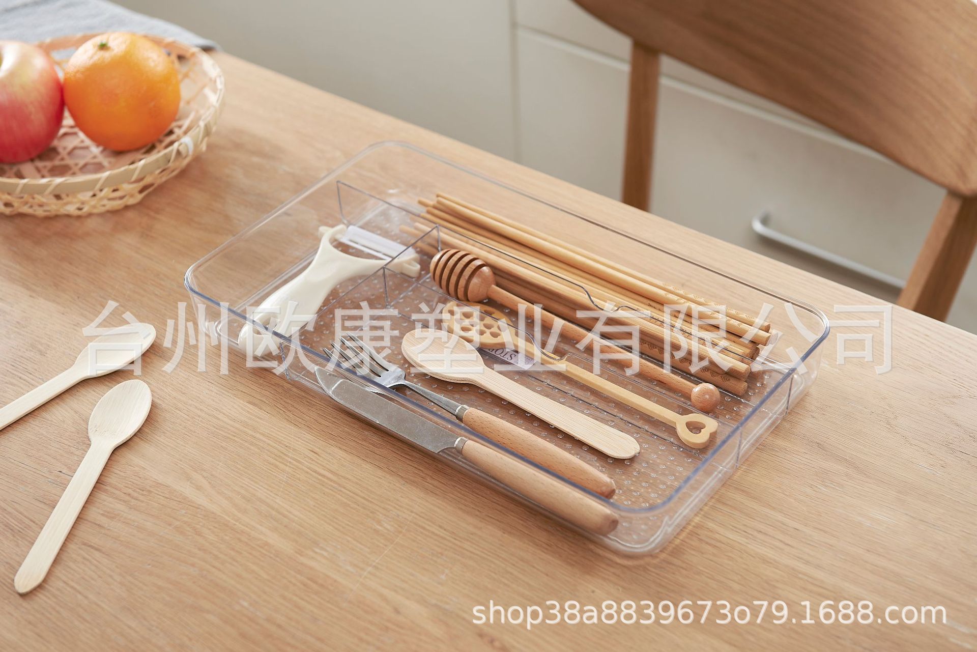 Fábrica al por mayor cuchillo de cocina cuchillo titular caja de almacenamiento cuchillo partición organizador rack cuchillo titular vajilla cajón caja de almacenamiento