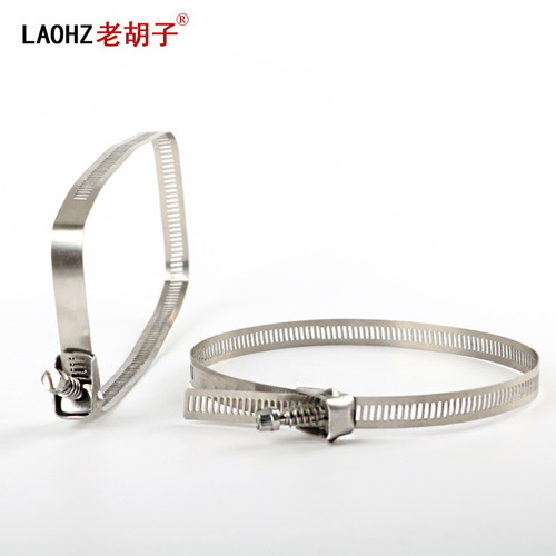 Wholesale Old Man's 304 Living Fastener Steel Straps 14mm Steel Collar Screw Fixer Bridge Cover Metal