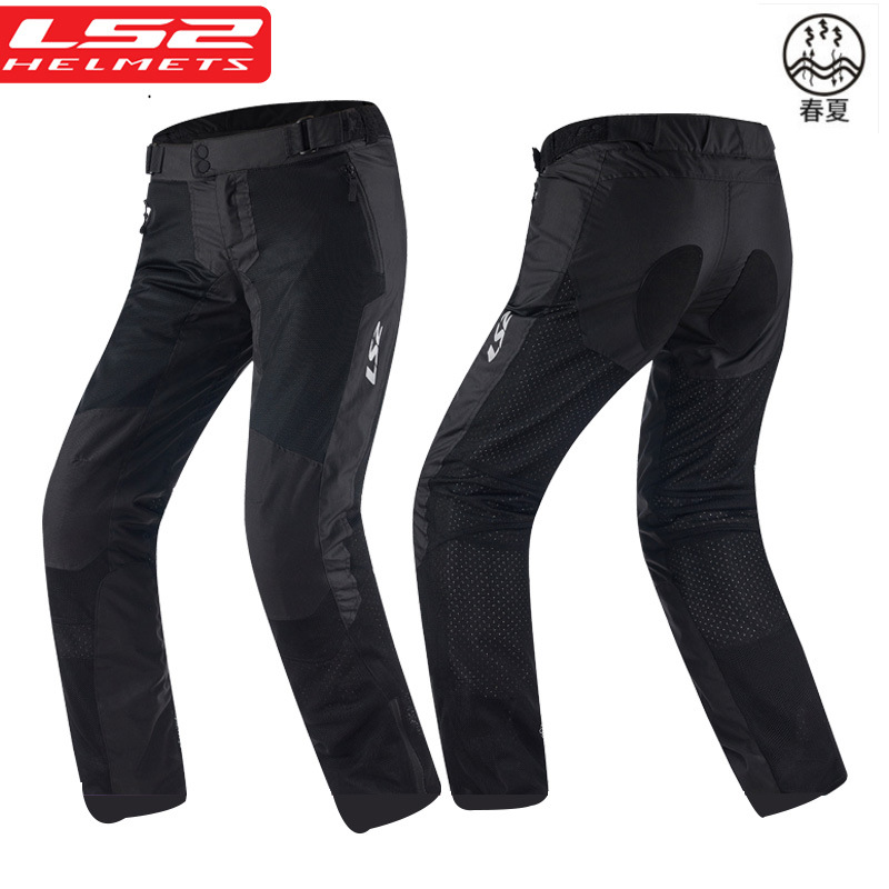 Ls2 ropa de ciclismo motocicleta malla de verano transpirable equipo de protección resistente a las caídas Four Seasons chaqueta de motocicleta de carreras resistente a las caídas para hombres y mujeres