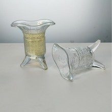 杯璃杯帝王杯古代三足杯仿古爵杯酒杯子