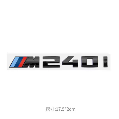 Car logo: New Rear Logo 1 Series - m240i-gloss-black
