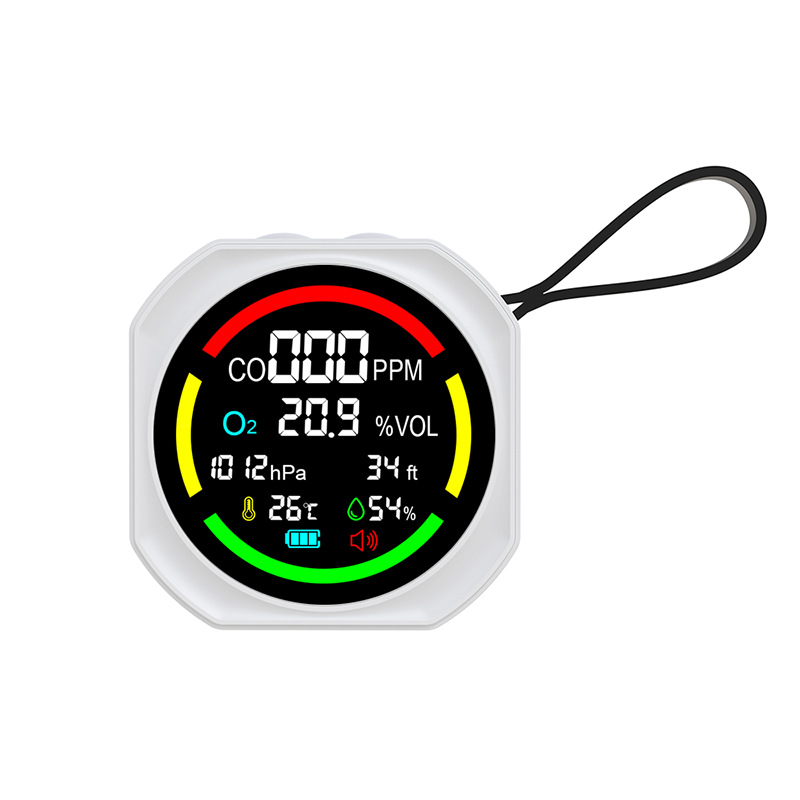 便携式一氧化碳检测仪空气监测仪跨境爆款空气质量探测CO气体报警