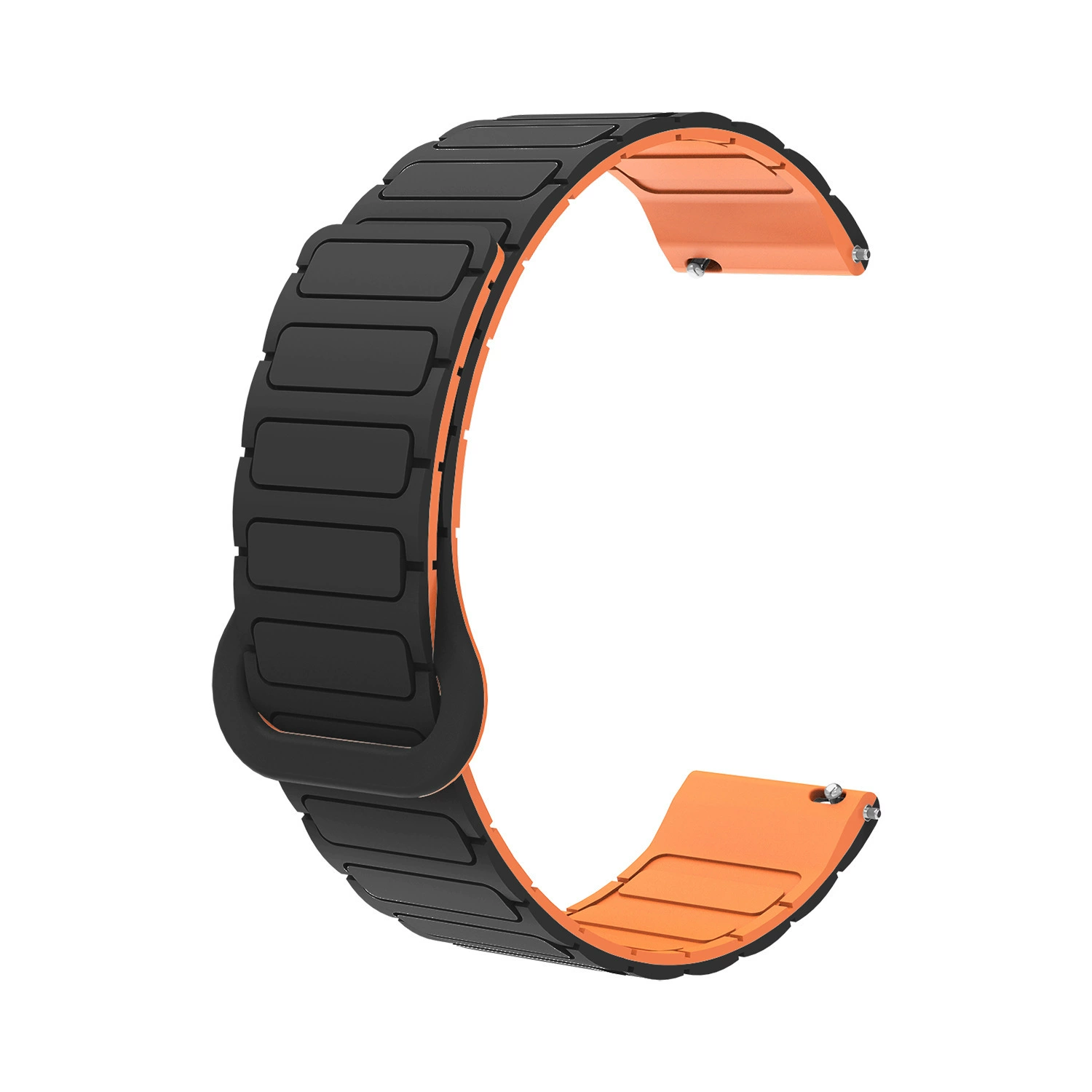 Подходит для Samsung/Huawei/Huami/Garmin/Loop I-образный магнитный силиконовый ремешок 12/18/20/22 мм