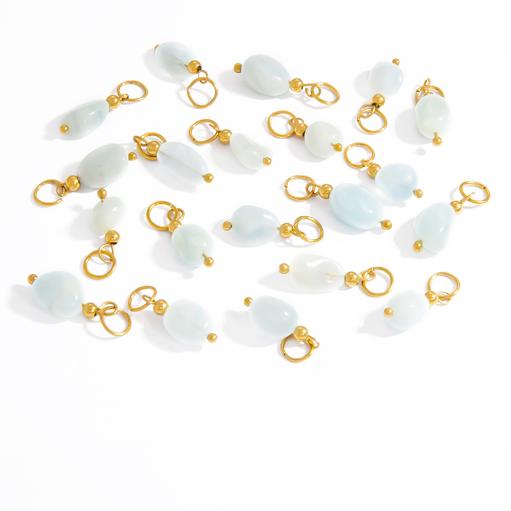 8g Weight Pendant Jewelry Making Type DIY Jewelry Accessories Classification 20 PCS/Package, 3 PCS/Package Quantity 304 Stainless Steel, natural stone Material Geometric Pattern Plating Design Vintage Style, Classic Style Style 20 PCS/Package 3 PCS/Package 304 Stainless Steel Natural Stone Geometric Pendant 10