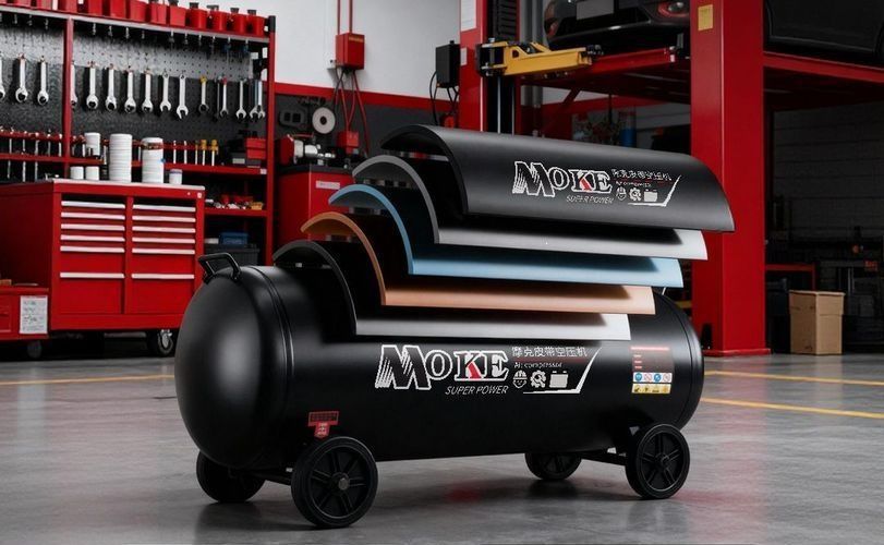 Piston-type industrial-grade air compressor 380V high-pressure air pump for real stone paint 7.5kw air compressor