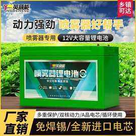 12V喷雾器锂电池大容量农用电动打药机音响摆摊照明玩具车蓄电池