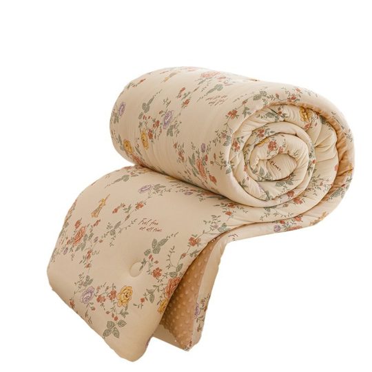 Class A maternal and child-grade knitted cotton beanie quilt spring and autumn quilt core household double thickened warm soybean fiber winter quilt