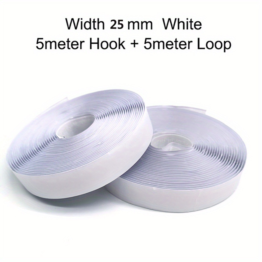 흰색 2cm * 5 쌍의 미터 (후크 머리 각 5 미터)