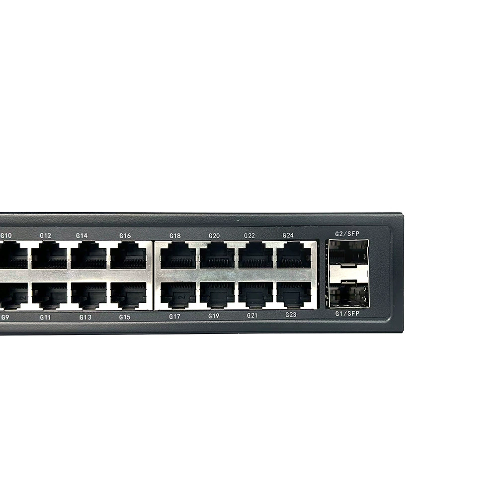 Коммутатор Ethernet на 24 порта Ranger Gigabit, 2 световых индикатора, верхний/верхний переключатель