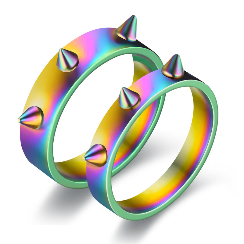 1 Piece Quantity Wholesale Jewelry Simple Style Geometric Titanium Steel Rings