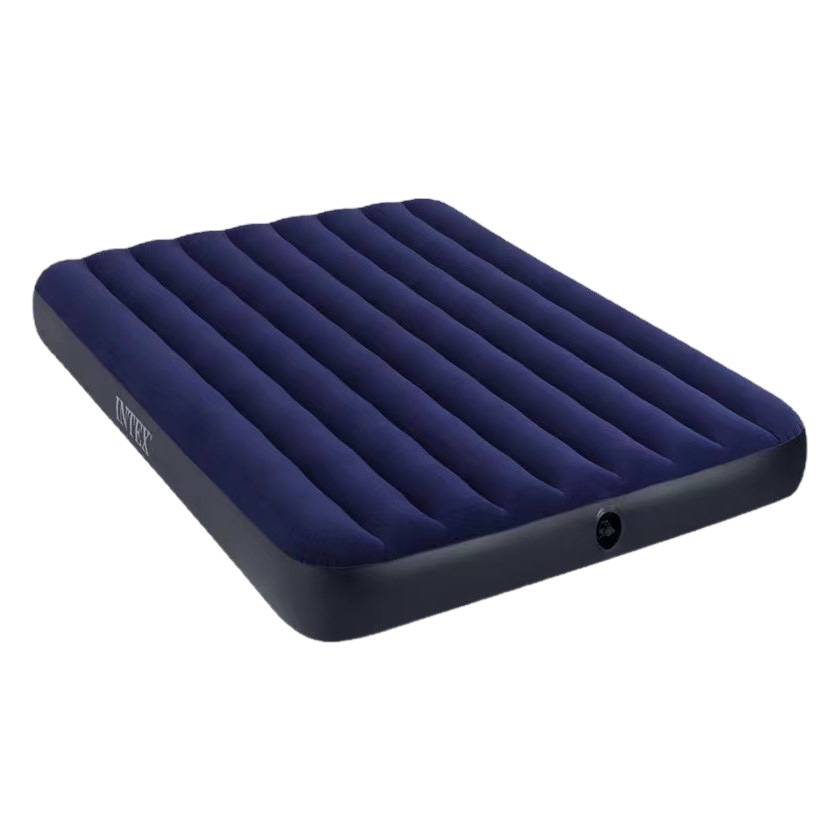 Intex Inflatable Bed Camping Single Thickeneded Outdoor Air Mattress Home Enlarged Flocking Lunch Break Inflatable Mattress
