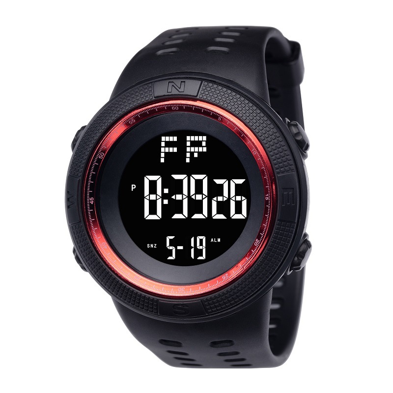 Directo de fábrica transfronterizo popular dial grande deportes reloj electrónico hombres adultos multi-funcional estudiante de secundaria reloj electrónico