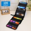 100 color black rod CD bag