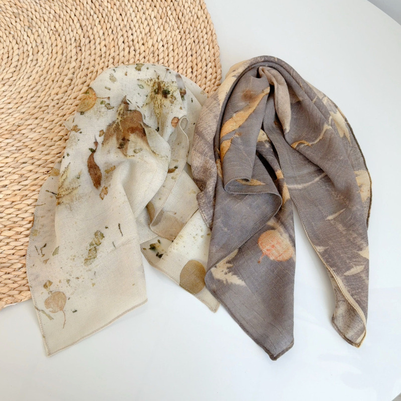 Vintage Versatile Stylish Business Wool Scarf Thin Neck Warmer Scarf Silk Scarf Unisex Outerwear Accessory