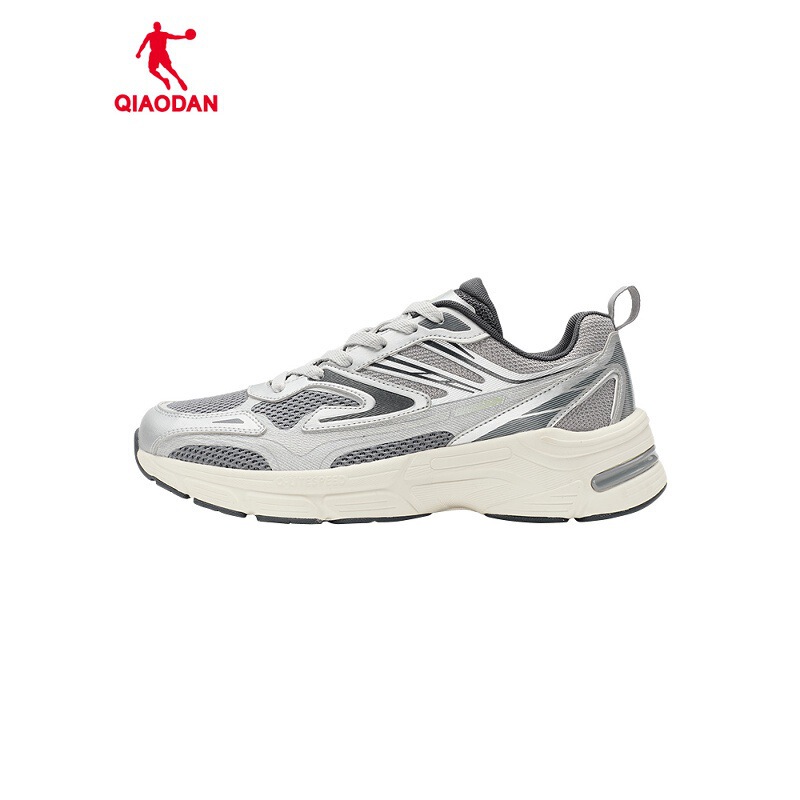 Halo Td Jordan Casual Shoes 2025 Autum New Silver Retro Running Shoes Mesh Breathable Sports Shoes Men's Shoes