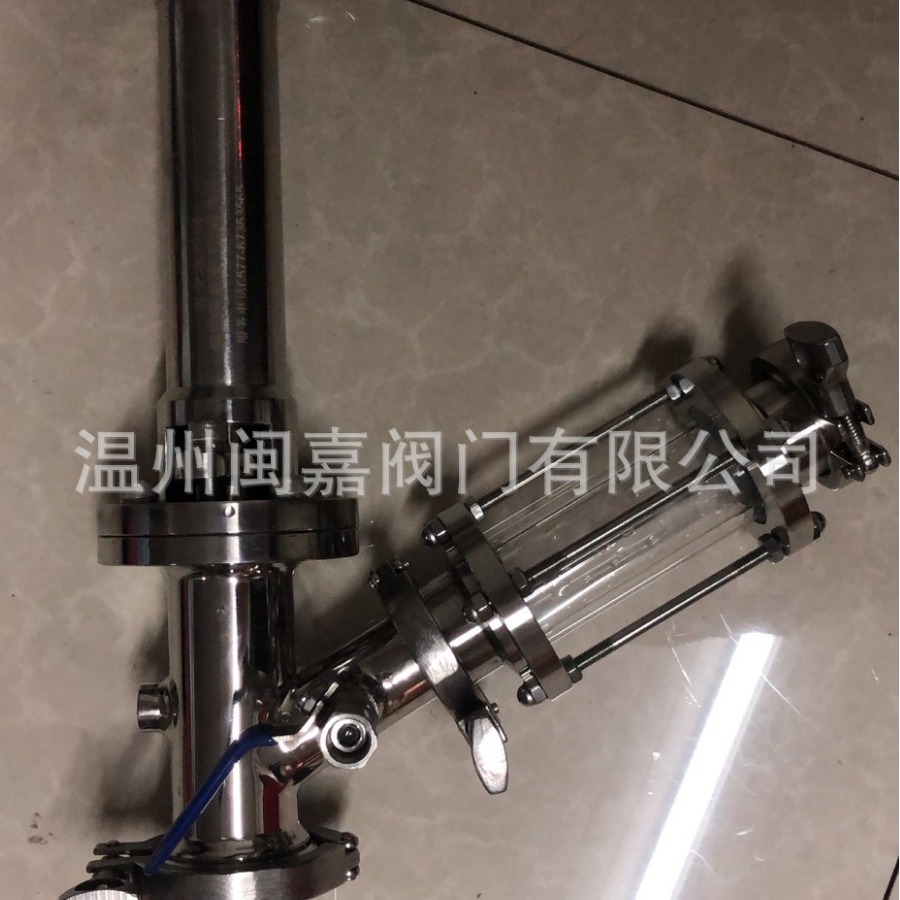 卫生级优质取样阀316L304不锈钢快装四氟/硅胶密封食醋新能源锂电