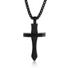 Accessory, fashionable sword, pendant, necklace stainless steel, Japanese and Korean
