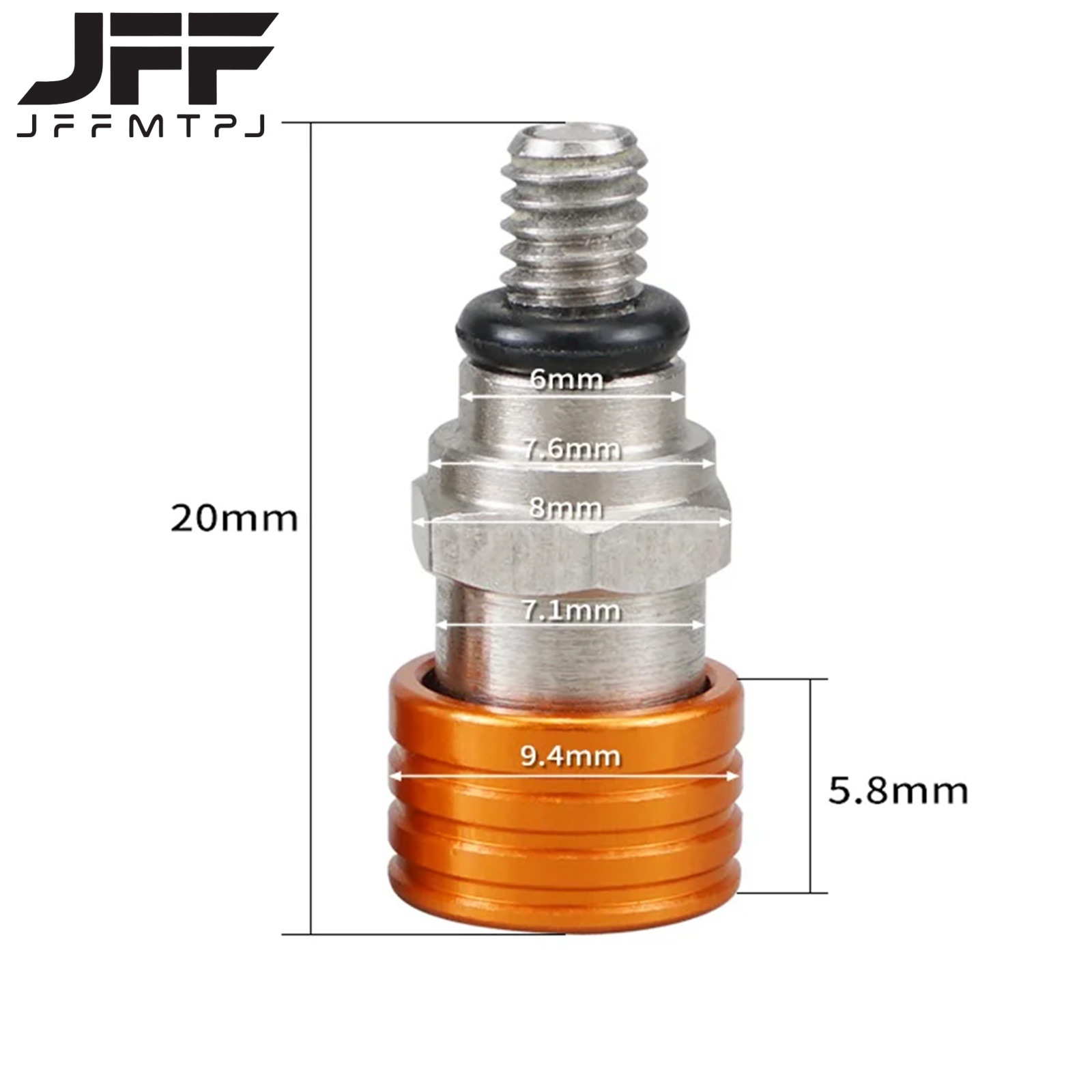 M4 M5 Off-Road Motorcycle Front Shock-Absorbing Vent Screw Exhaust Screw Modification Accessories Suitable for Ktm Honda