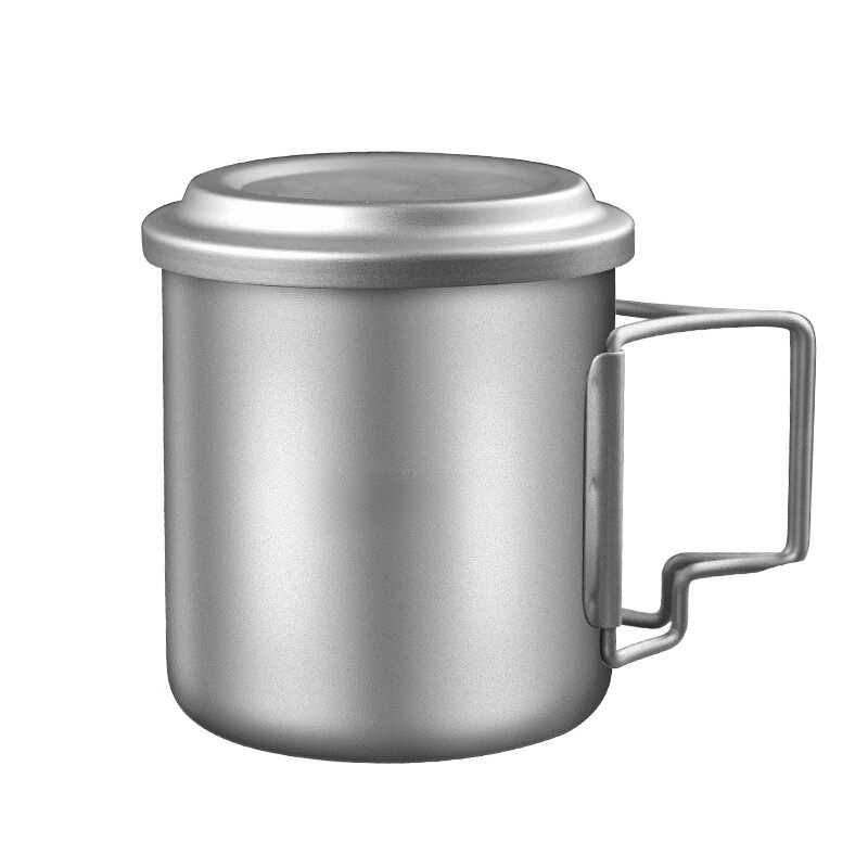純チタン旅行茶器セットアウトドアポータブル高級茶器キャンプティーポット|undefined