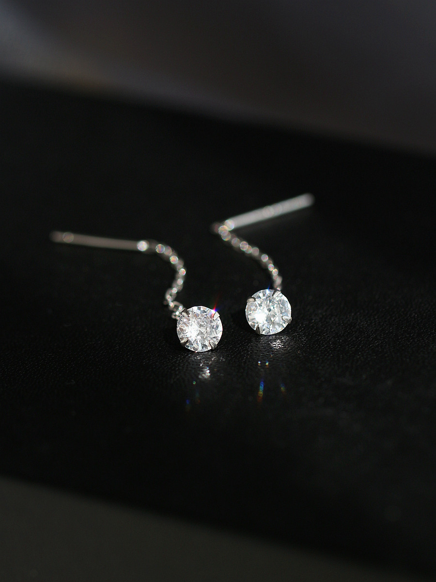S925 plata esterlina ZIRCON pendientes nicho diseño pendientes para mujeres 2023 nuevo estilo pendientes otoño pendientes moda image 11