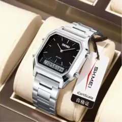 SKMEI Men's Waterproof Digital Watch Fashion Student Multi-Function Alarm Chronograph Wristwatch 1220