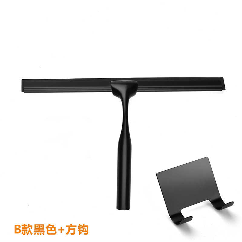 Limpiaparabrisas negro de 10 pulgadas + gancho cuadrado