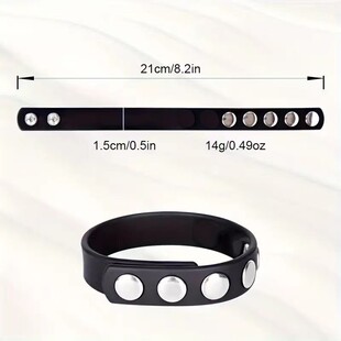 Sexy Leather Delay Ring Penis Ring Penis Ring Adjustable Size Adult Products Alternative Products Semen Locking Ring