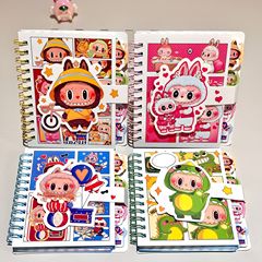 新しいラブブ A7 コイルノートかわいい漫画スペーサーノートガールハートノートブックメモ帳ハンドブック