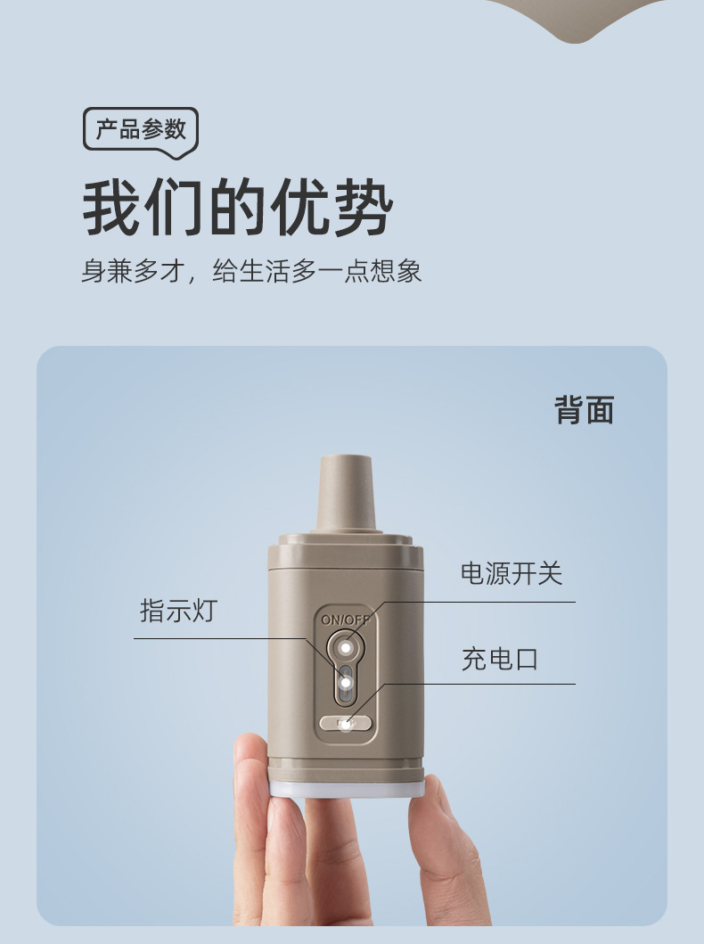 Vehicle-Mounted Electric Air Pump Outdoor Camping Style Portable Home Air Mattress Vacuum Pump Clothes Storage Electric Pump