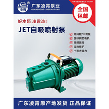 广东凌霄喷射泵灌溉自吸抽水泵220v大吸力大流量高扬程小型抽水机