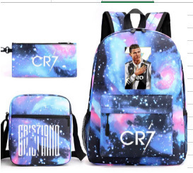 Mochila de tres piezas, mochila para hombres y mujeres, mochila a prueba de salpicaduras [una también es precio al por mayor] mochila de espalda protectora