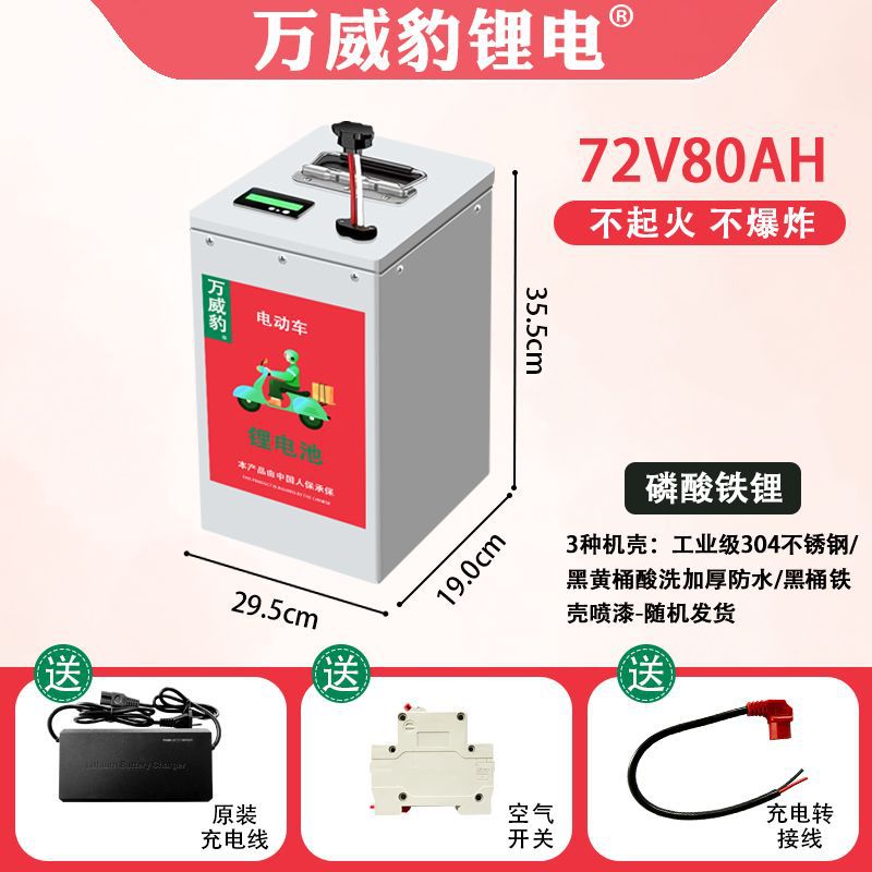 Wanwei Leopard New Energy-스탠드 모델 72V80AH 리튬 철 모델