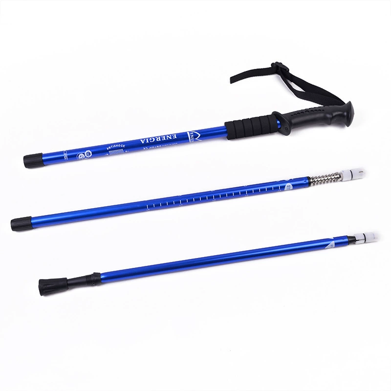 Telescopic folding travel equipment for hiking, factory direct supply
