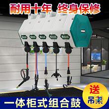 ✅洗车店设备组合悬挂式气鼓电鼓高压水鼓水气清洗双管泡沫卷管自