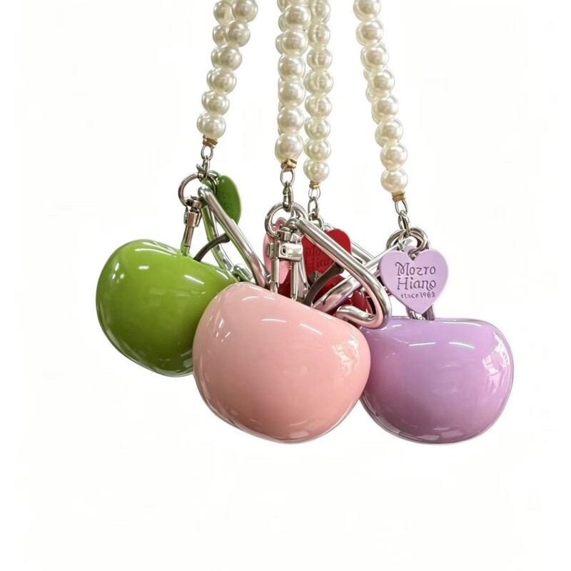 F1 Tiktok Trending Bag Charm Creative Cute Apple Bag Pendant High-Value Keychain Bag Accessory