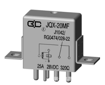 JQX-20MF 型小型强功率密封直流电磁继电器