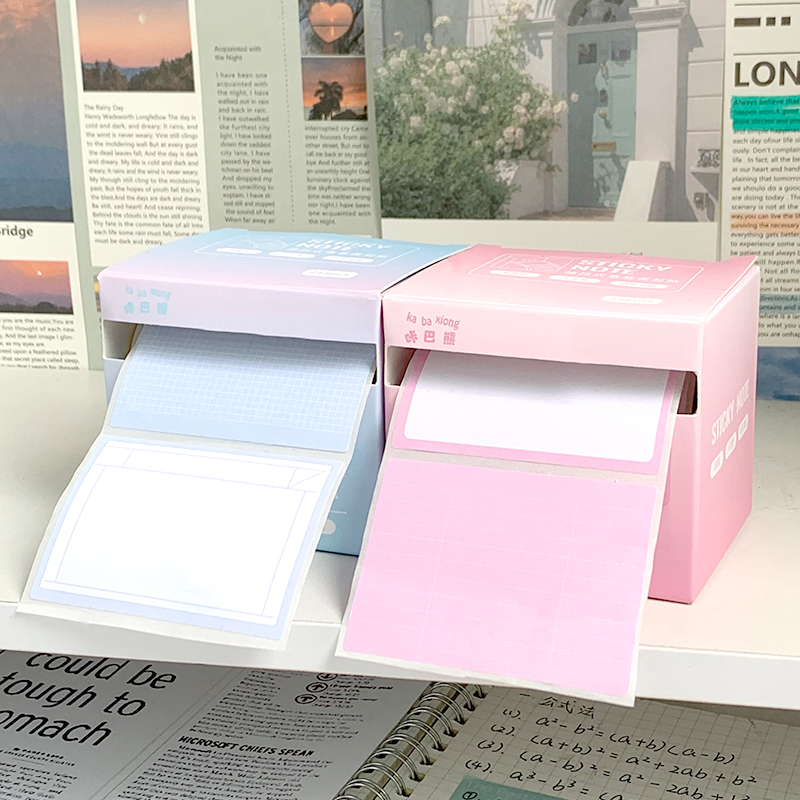 Detachable high quality note, sticker for students, gradient -> Отсоединяемая высококачественная записка, наклейка для учащихся, градиент