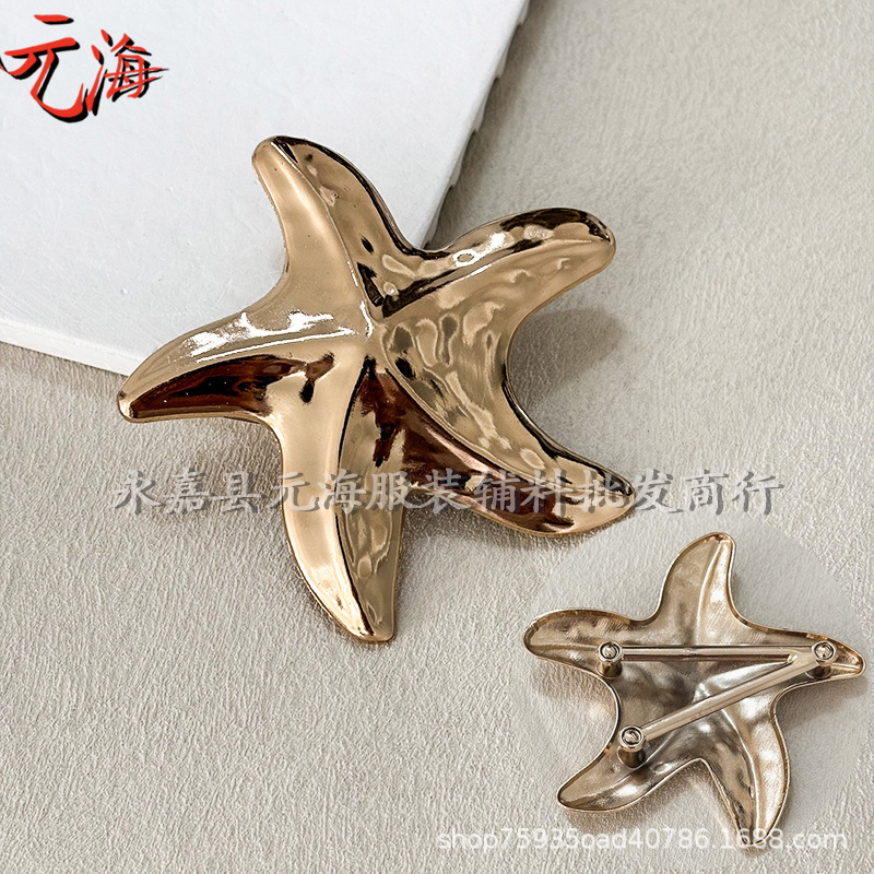 Nuevo botón de aleación de metal de pecho de moda ropa interior de baño botones de decoración de forma irregular accesorios de aleación