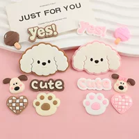 Мультяшный Bear щенок diy ювелирные аксессуары патч декоративные отверстия тапочки пряжка чехол для телефона красоты патч холодильник