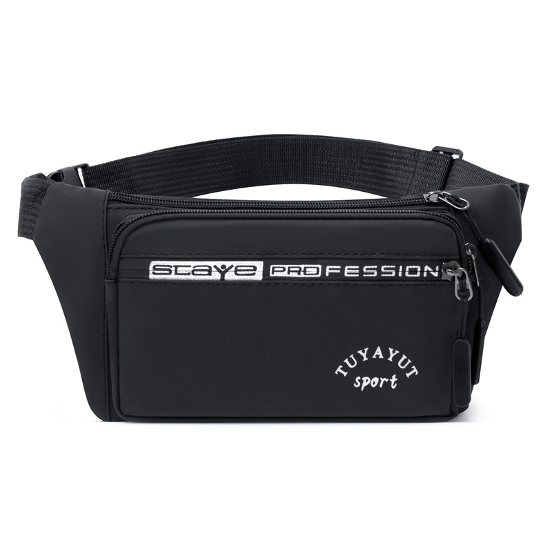 Nuevo bolso de pecho para deportes al aire libre multifuncional bolso de mensajero de un solo hombro de moda de viaje simple fuera Riñonera de teléfono móvil portátil