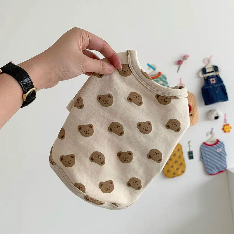 Весенняя и осенняя нижняя рубашка домашнее животное Тедди собака лучше, чем медведь кошка