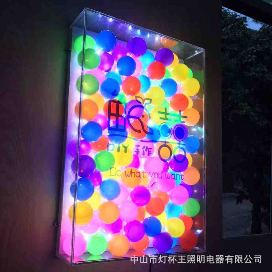 Tamaño personalizado; Caja de luz de bola marina