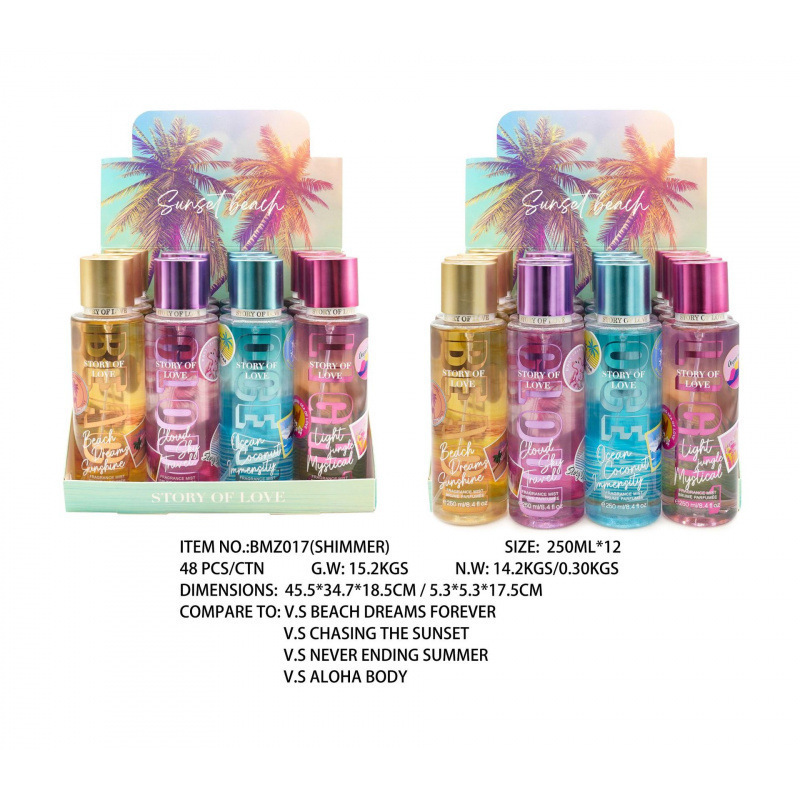 香水持久留香250ml 女士香水身体喷雾香氛持久perfumes东南亚外贸|undefined