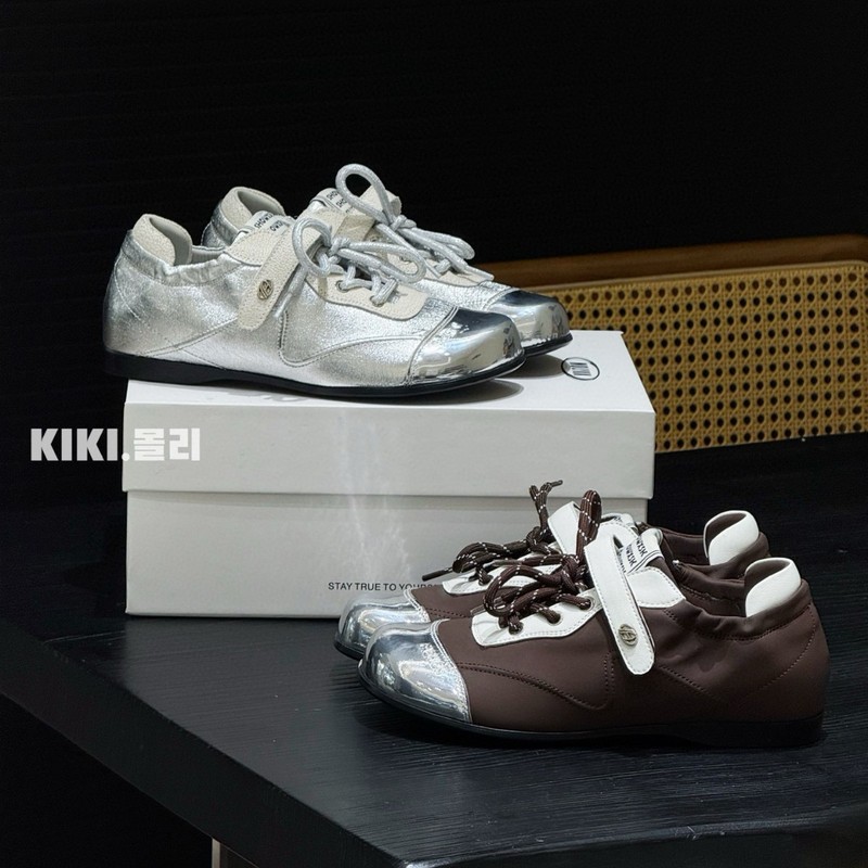 Retro Genuine Leather Inner Heightening Moral Training Shoes 2025 Summer New Versatile Lace-Up Round-Toe Casual Sports Shoes Flats Trend