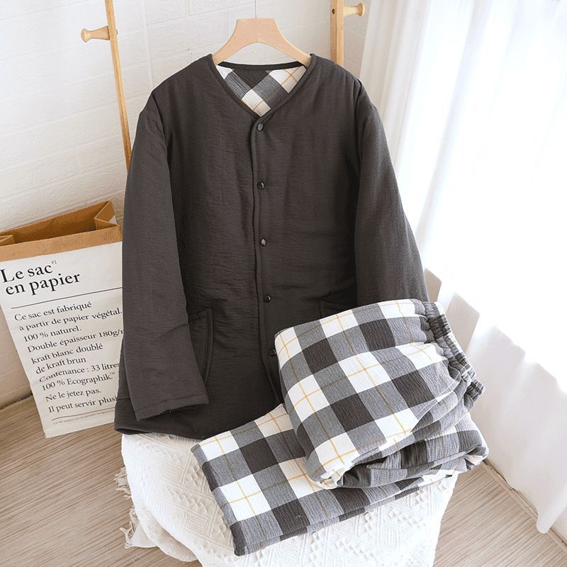 Men's [round neck] black