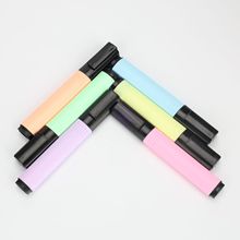 荧光笔厂家 单头塑料外壳迷你彩色荧光笔 水粉笔