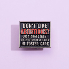 亞馬遜外貿創意字母合金胸針  個性趣味簡約英文短句簡約金屬徽章